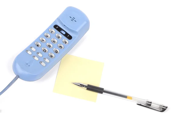 Телефон, блокнот и ручка Лицензионные Стоковые Изображения