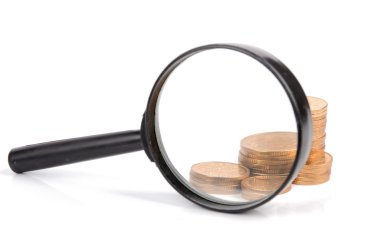 Büyüteç'i ve madeni para