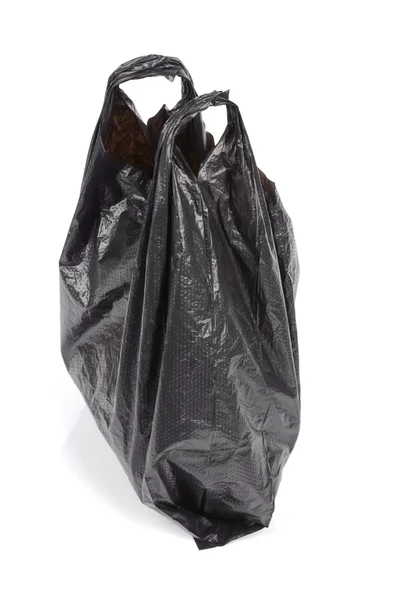 Plastic bag on white background — Stock Photo, Image