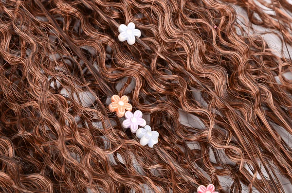 Brown wig — Stock Photo, Image