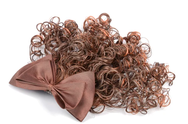 Brown wig — Stock Photo, Image