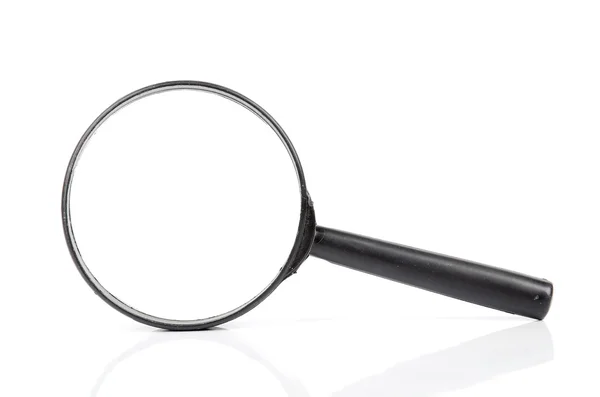 Magnifier on white background — Stock Photo, Image