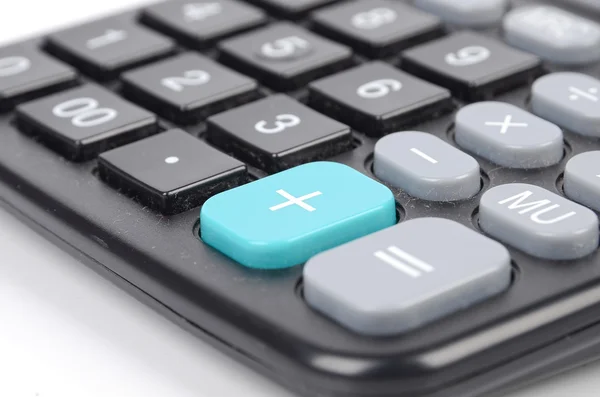 Calculator and pen — Stock Photo, Image