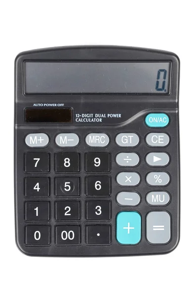 Calculator on white background — Stock Photo, Image