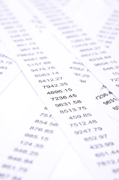 Financiële gegevens — Stockfoto