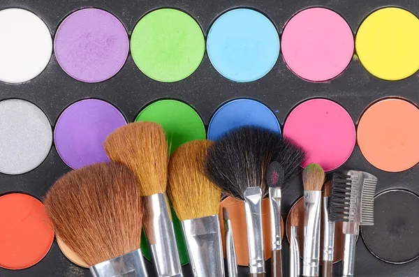 Make up and brush — Stock Photo, Image