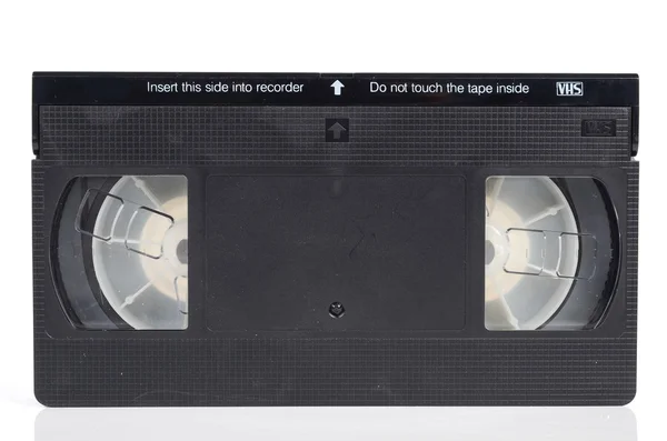 白い背景の上のビデオのテープ — ストック写真