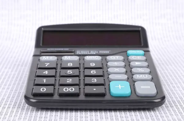 Calculator and binary code — Stock Photo, Image