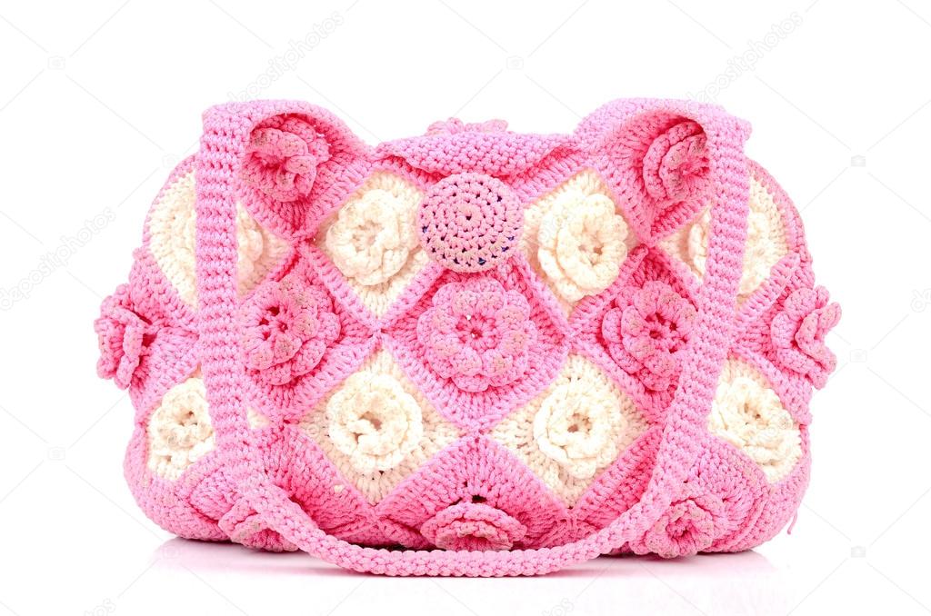 Crochet Handmade Wool Bag Handbag Crochet Bag Wool Handmade Shopper Crochet  Bag With Faux Leather Handles - Etsy