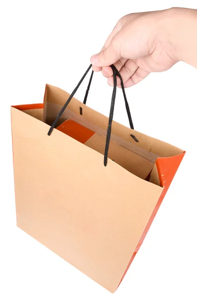 Einkaufstasche auf weißem Hintergrund — Stockfoto