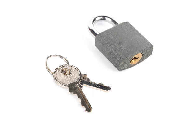 锁和钥匙 — 图库照片