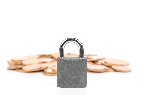 Locked money — Stock Photo, Image