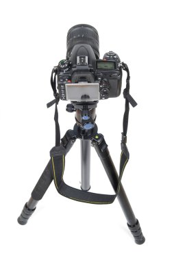 dijital SLR dijital fotoğraf makinesi tripod üzerinde