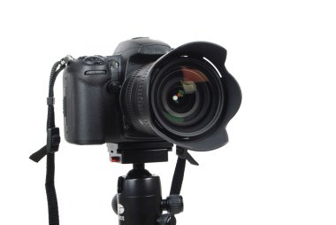 dijital SLR dijital fotoğraf makinesi tripod üzerinde