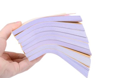 defter ve parmak