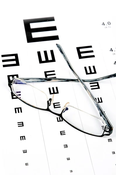 Eye chart — Stock Photo, Image