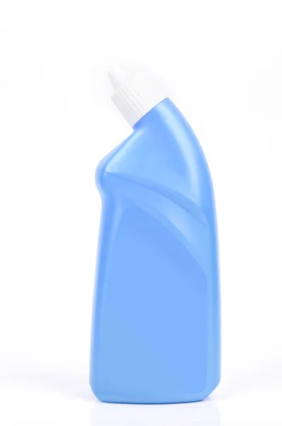 Butelka detergentu niebieski — Zdjęcie stockowe