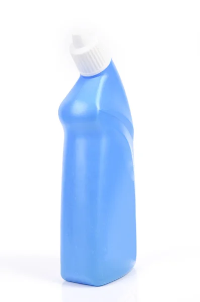 Detergent blue bottle — Stock Photo, Image