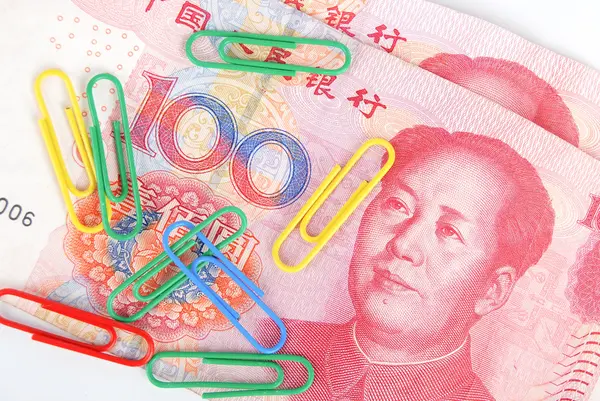 Китайська валюта — стокове фото