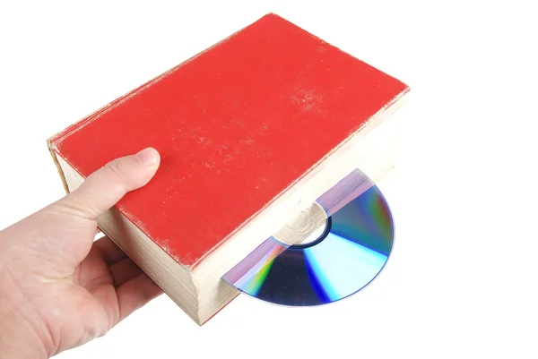 DVD ve kitap — Stok fotoğraf