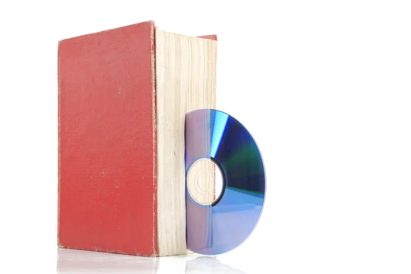 DVD en boek — Stockfoto