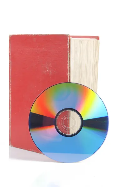 DVD and book — Stock Photo, Image