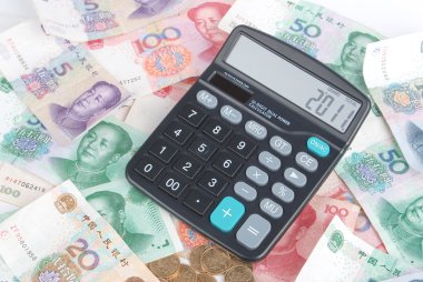 Çin para birimi ve hesap makinesi