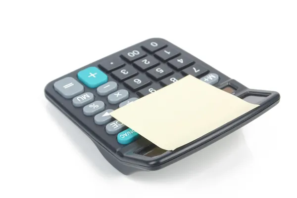 Papierze i kalkulator — Zdjęcie stockowe