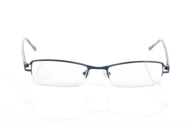 Lunettes de vue sur fond blanc — Photo