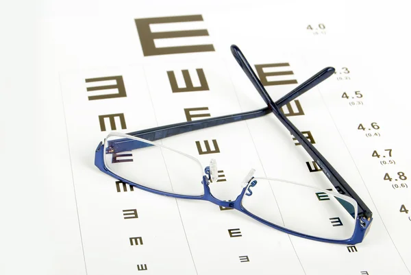 Eye chart — Stock Photo, Image