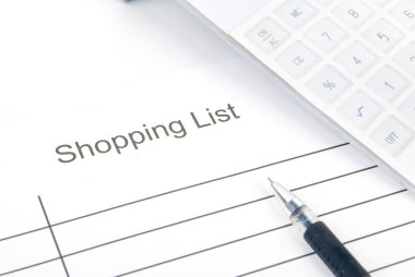Shopping list