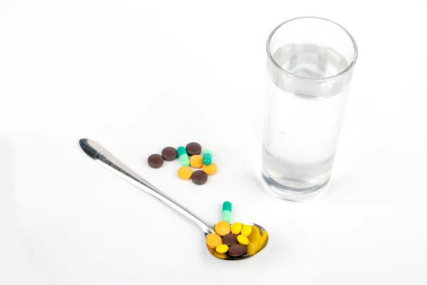 Take medicine — Stock Photo, Image