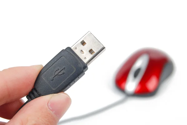 Rato USB — Fotografia de Stock