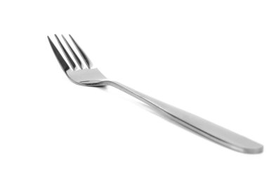 beyaz zemin üzerine çatal