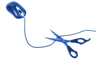 bilgisayar fare ve makas