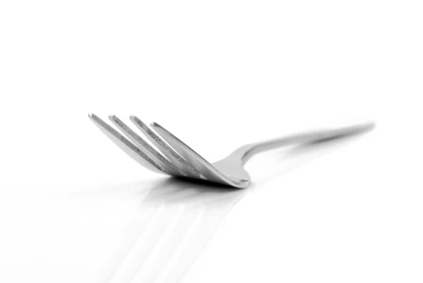 Fork on white background — Stock Photo, Image