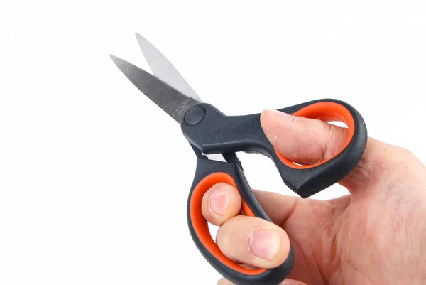 Scissor on white background — Stock Photo, Image