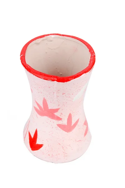 Vase auf weißem Hintergrund — Stockfoto