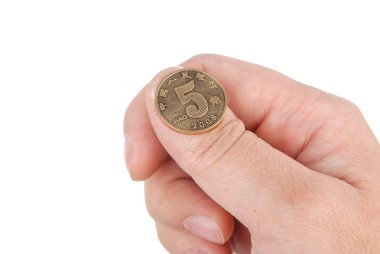 parmak ve madeni para