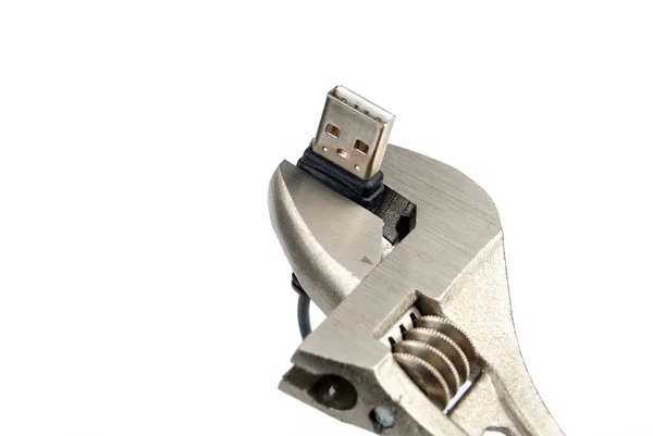 Clé USB et clé USB — Photo