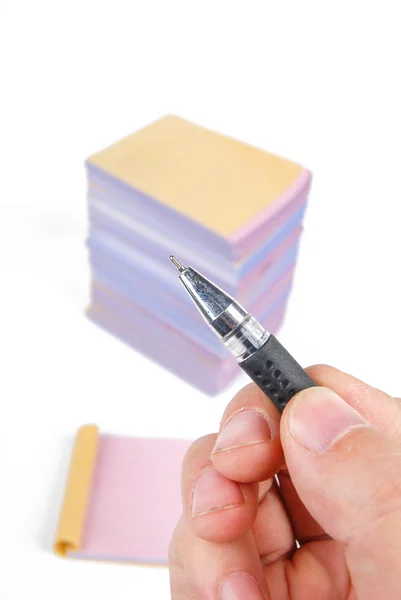 Document and pen — Stock Photo, Image