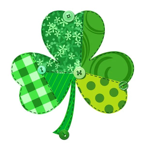 Stof shamrock Vectorbeelden