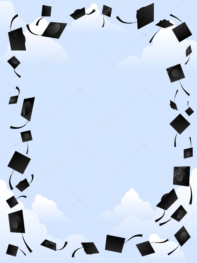 Graduation frame — Stock Vector © bigldesign #8606666