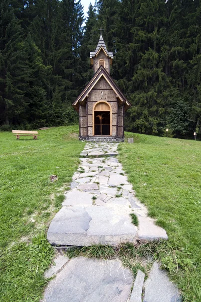 Igreja de madeira — Fotografia de Stock