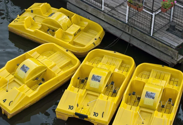 Group of water bikes — Stock Photo, Image