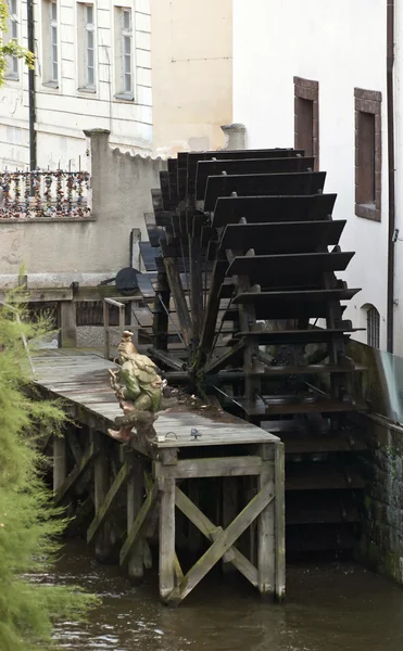 Watermill and nix, island kampa in Prague — Stock Photo, Image
