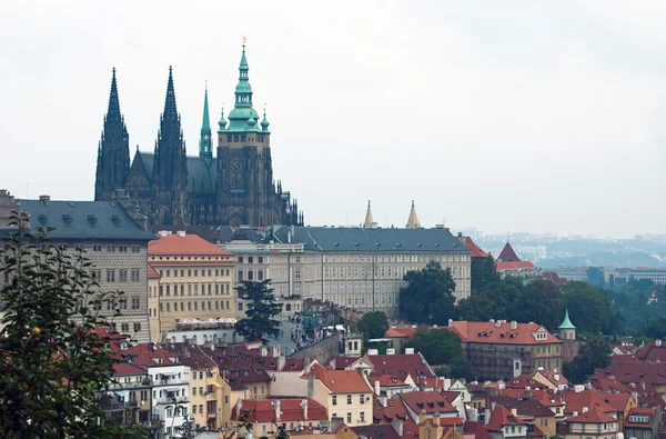 Pražský hrad s okolím — Stock fotografie