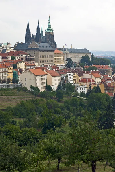 Pohled na Pražský hrad — Stock fotografie