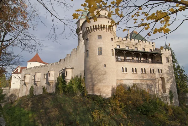 Bojnice castle at sunset — Stock Photo, Image