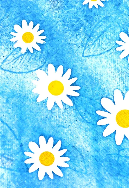 Painted daisies — Stock Photo, Image